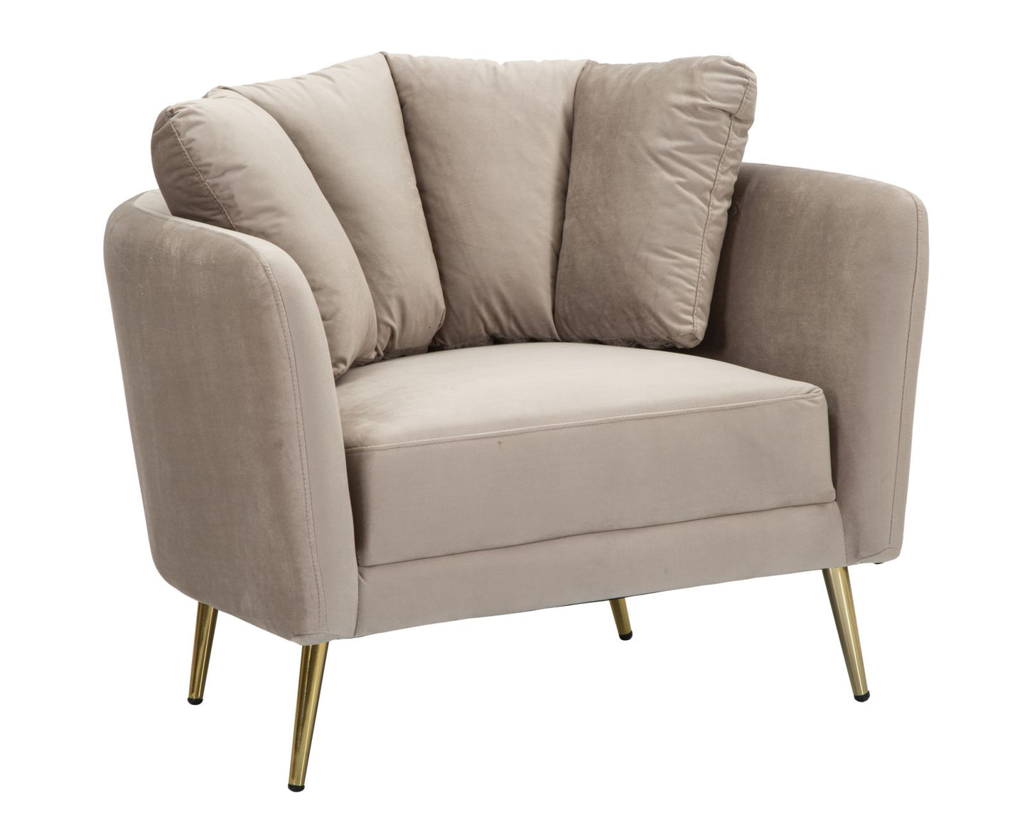 Fauteuil Kiev Grijs 74x88x77 cm