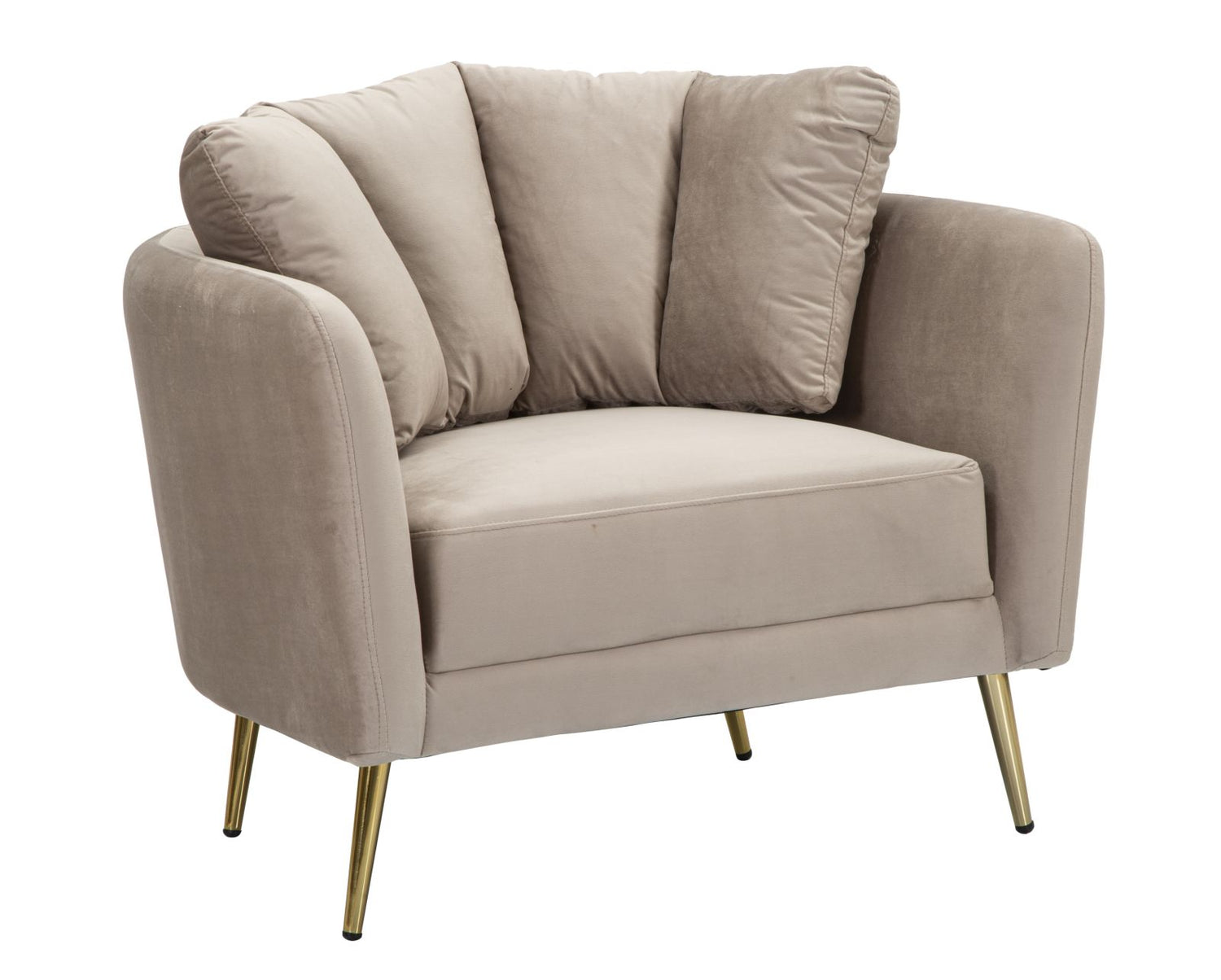 Fauteuil Kiev Grijs 74x88x77 cm