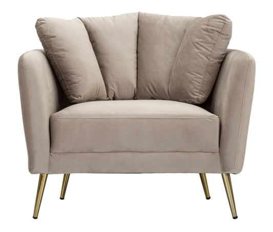 Fauteuil Kiev Grijs 74x88x77 cm