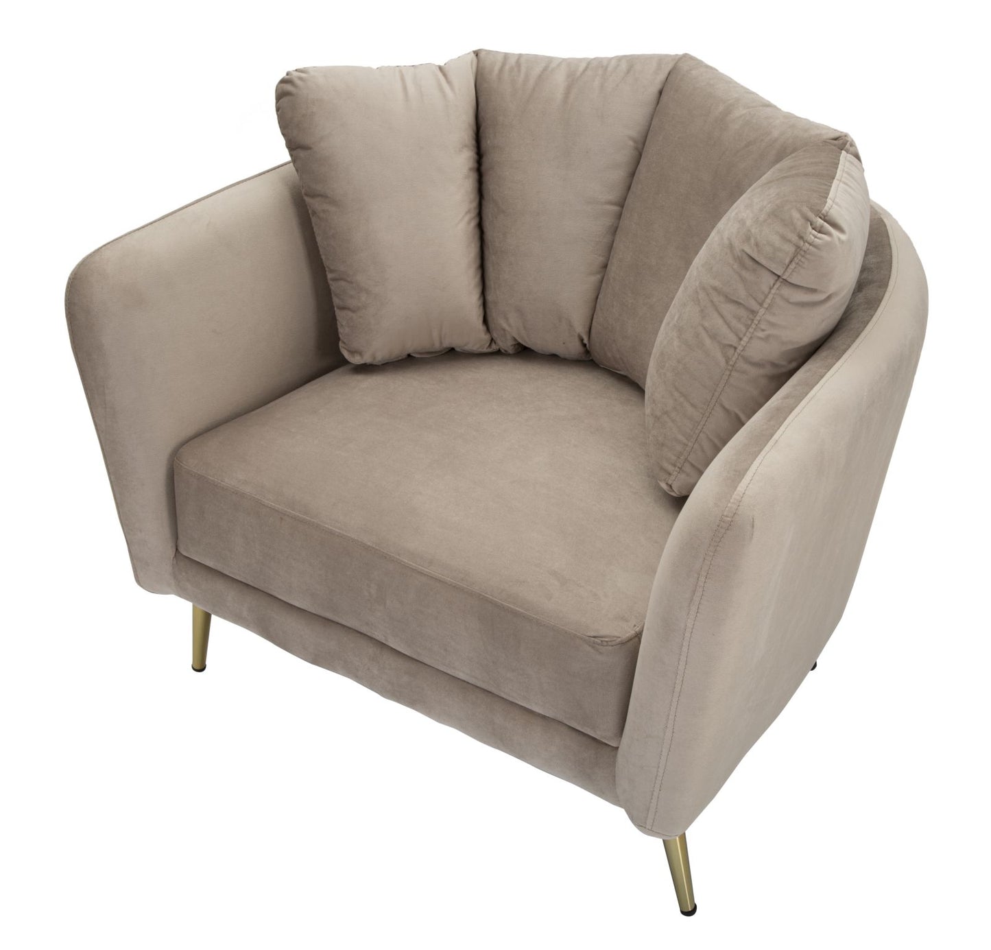 Fauteuil Kiev Grijs 74x88x77 cm