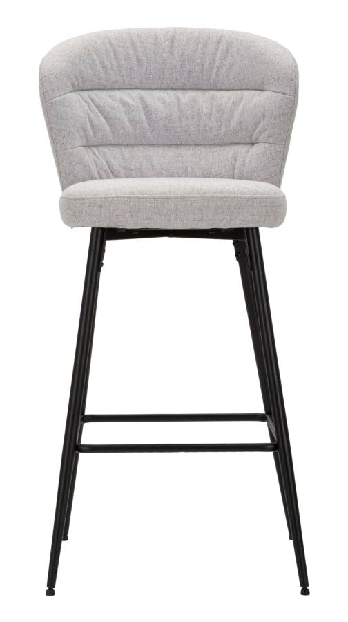 Barkruk Losanna Grijs Set 2 Stuks 108x52x59 cm