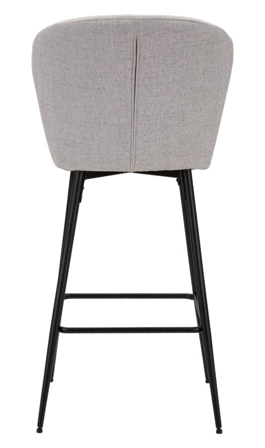 Barkruk Losanna Grijs Set 2 Stuks 108x52x59 cm