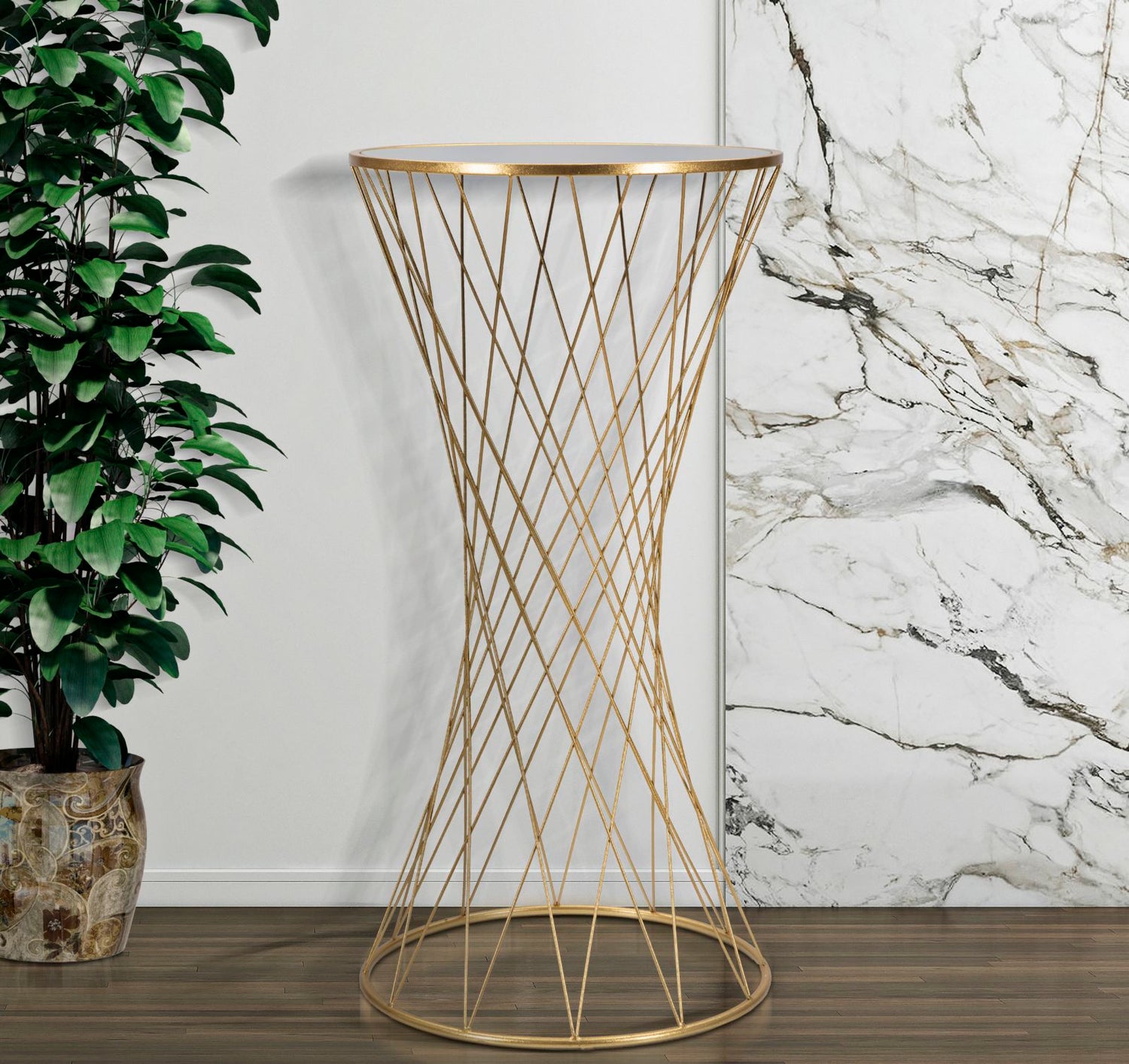 Tafeltje Tower New Glam 100x50x50 cm