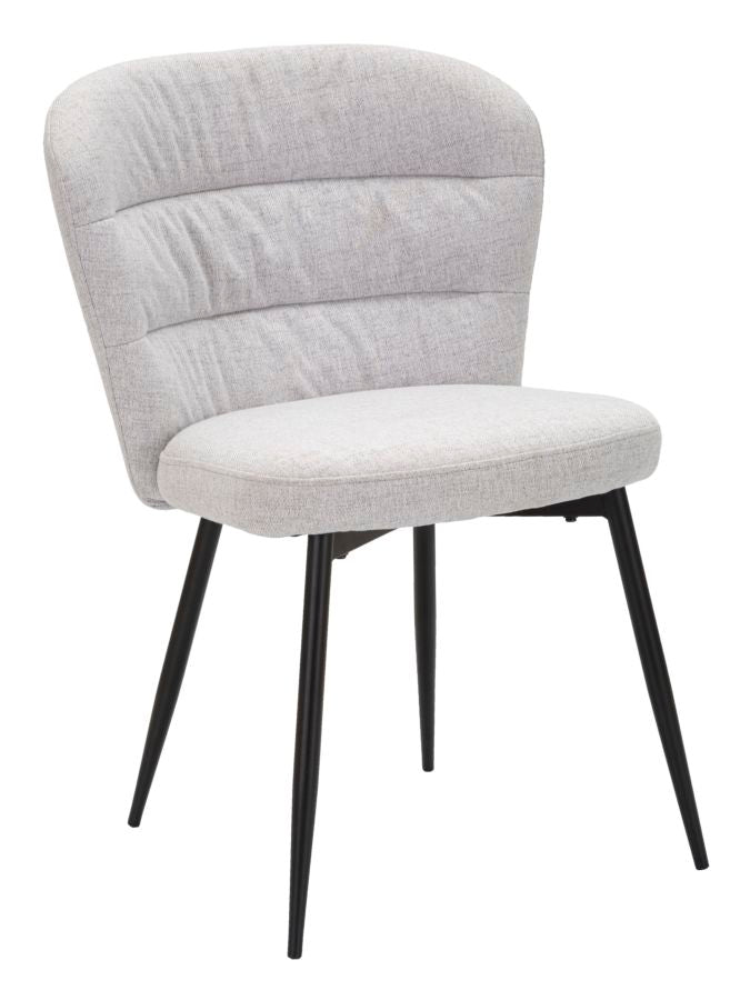 Stoel Losanna Grijs Set 2 Stuks 85x58x60.5 cm