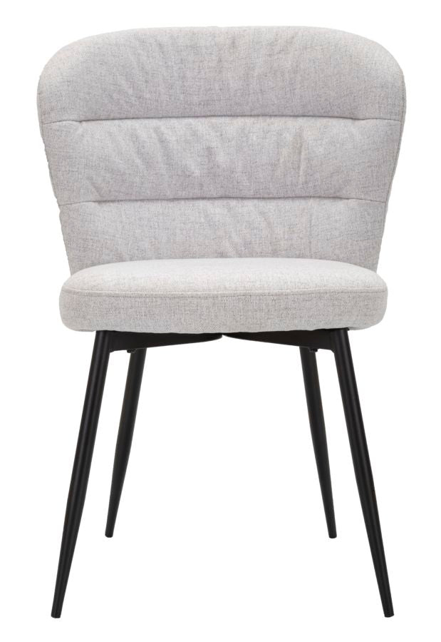 Stoel Losanna Grijs Set 2 Stuks 85x58x60.5 cm