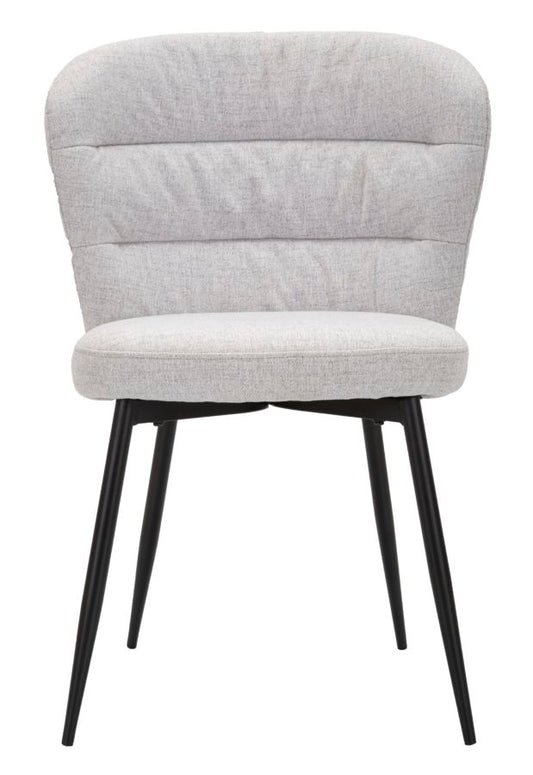 Stoel Losanna Grijs Set 2 Stuks 85x58x60.5 cm