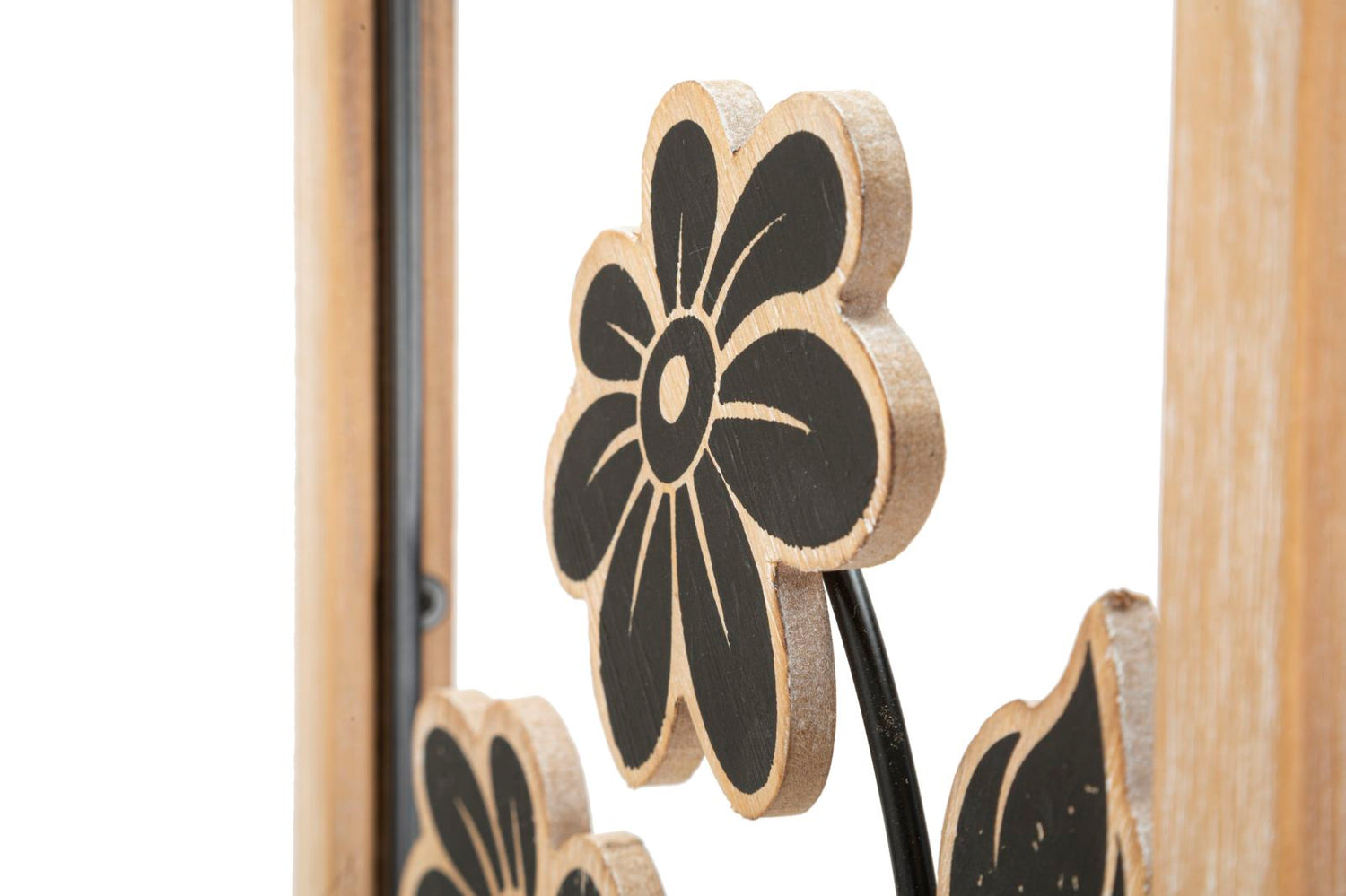 IJzeren Wandpaneel Girish Met Bloemendetail 60x30x2.5 cm