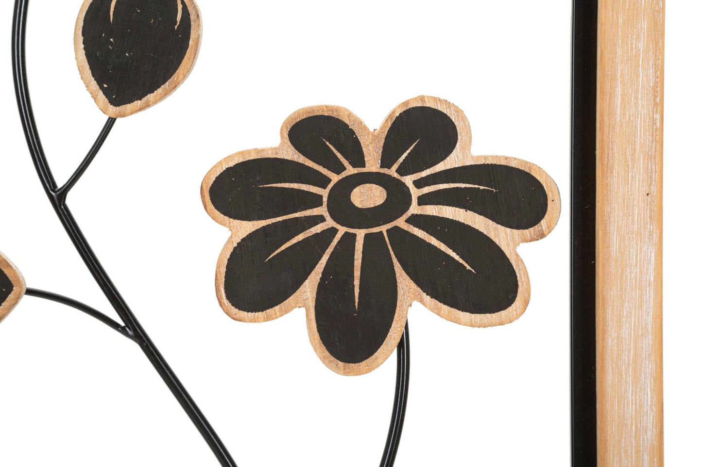 IJzeren/Houten Wandpaneel Girish -B- 60x30x2.5 cm