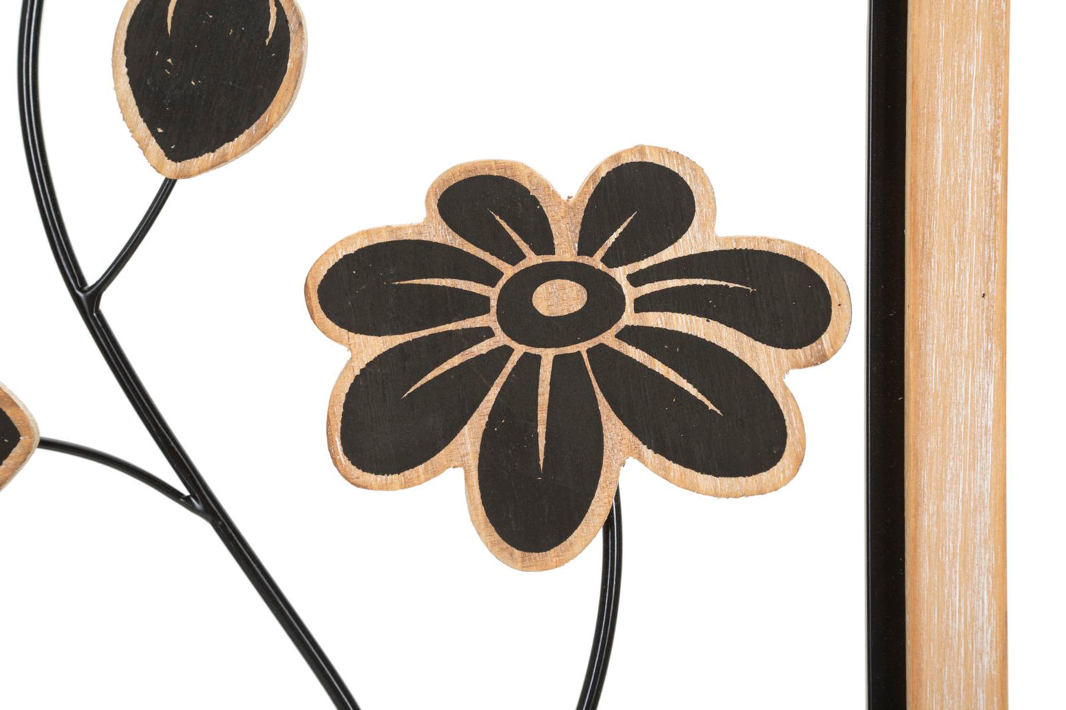 IJzeren/Houten Wandpaneel Girish -B- 60x30x2.5 cm