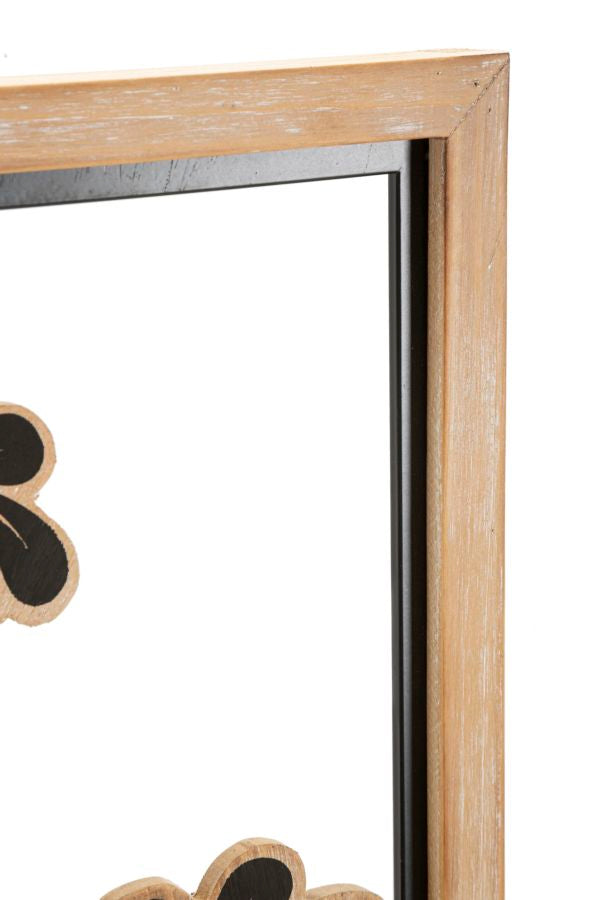 IJzeren/Houten Wandpaneel Girish -B- 60x30x2.5 cm