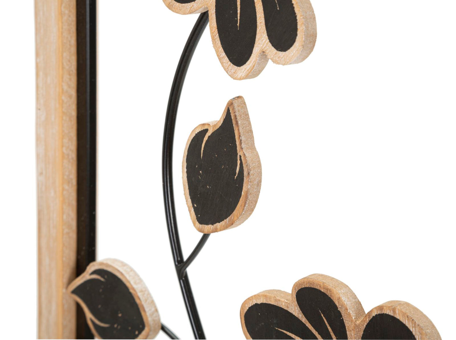 IJzeren/Houten Wandpaneel Girish -B- 60x30x2.5 cm