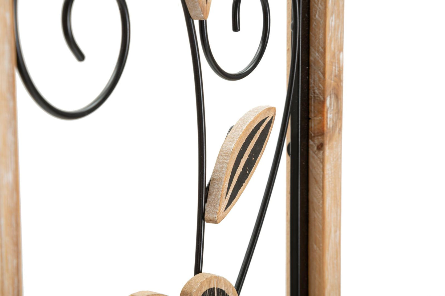 Ijzer/Hout Wandpaneel Koman Boho Chic 60x26x2.5 cm