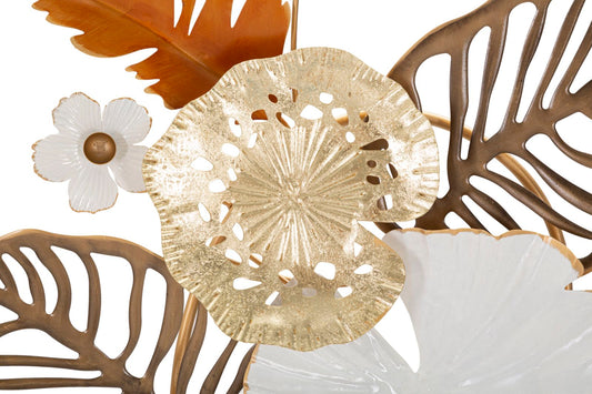 IJzeren Wandpaneel Bouquet 87x50.8x7 cm