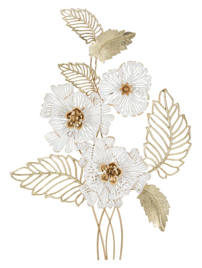 Ijzeren Wandpaneel Whity 73.7x54x6.4 cm