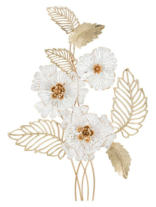 Ijzeren Wandpaneel Whity 73.7x54x6.4 cm