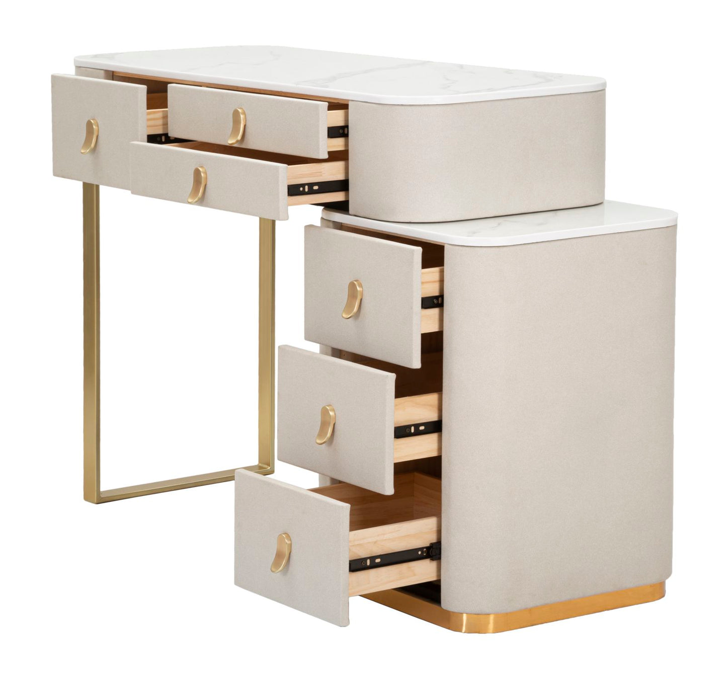 Bed Desk Beauty Glam 75x120x40 cm