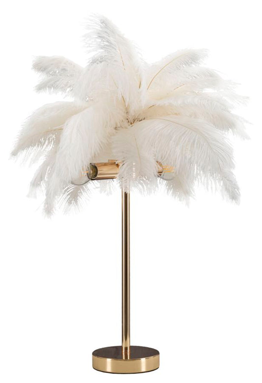 Tafellamp Palm Goud-Wit 55x40x40 cm