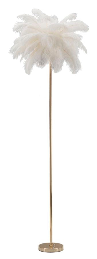 Vloerlamp Palm Goud-Wit 160x55x55 cm