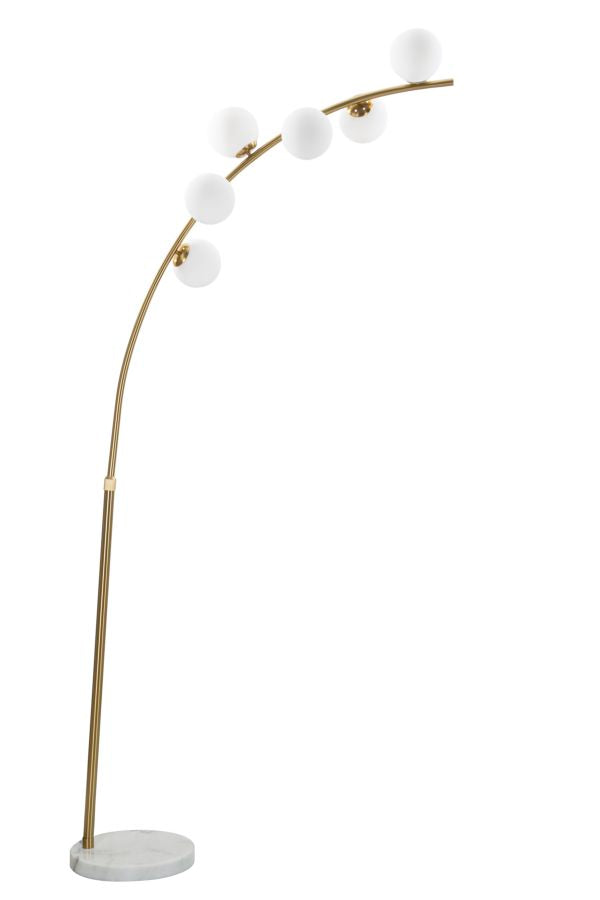 Staande Lamp Glamy Arc Met 6 Lichtpunten 220x130x45 cm