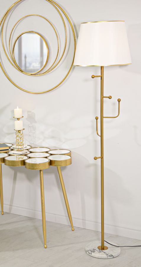 Staande Lamp Met Kapstok Glam 173x41x41 cm