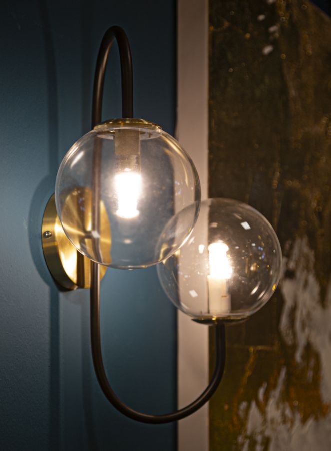 Wandlamp Iron Glam 45x36x24 cm