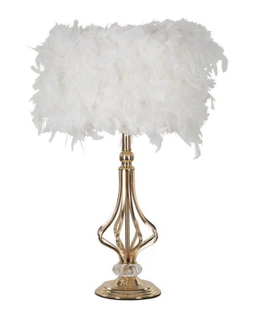 Tafellamp Tarty Glam Wit 54x25x25 cm