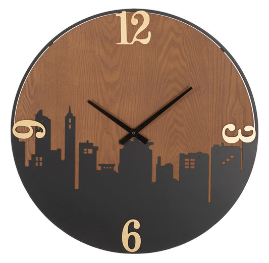 Wandklok City 60x60x2 cm