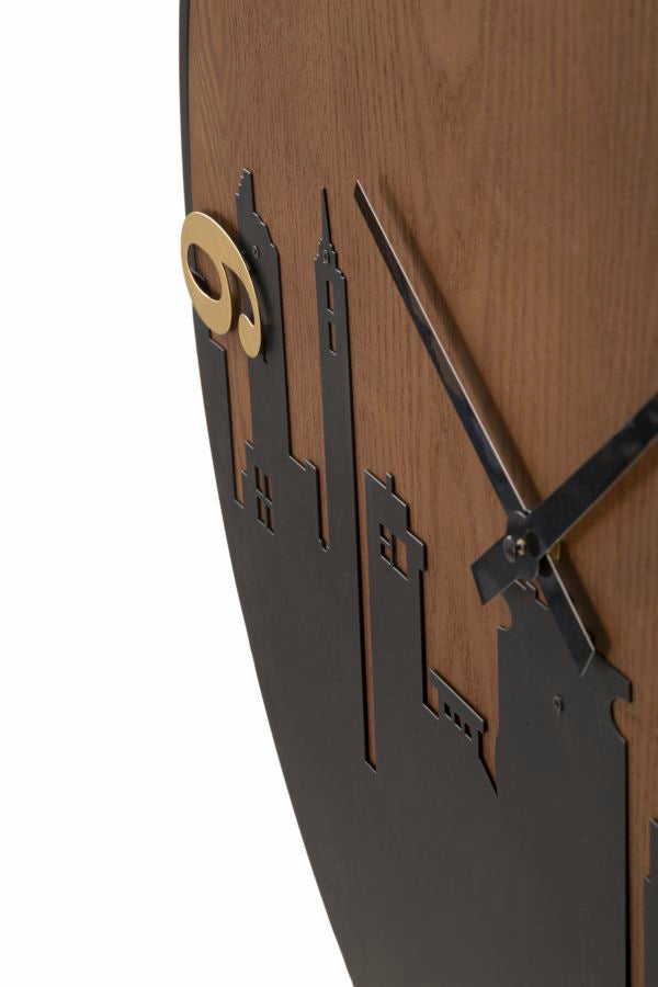 Wandklok City 60x60x2 cm