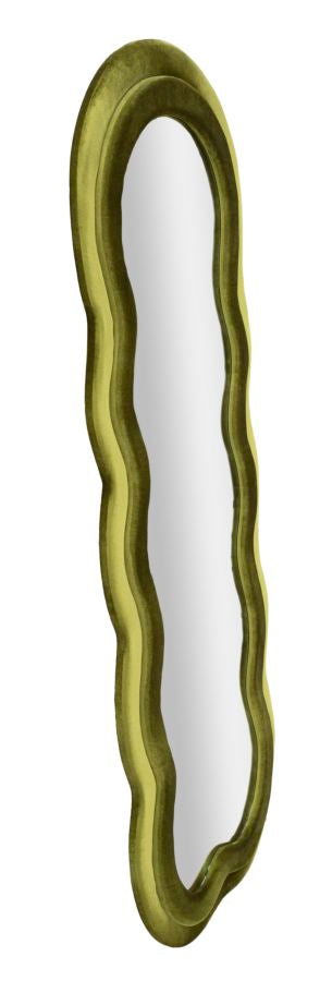 Wandspiegel Miki Green Velvet 160x60x4 cm
