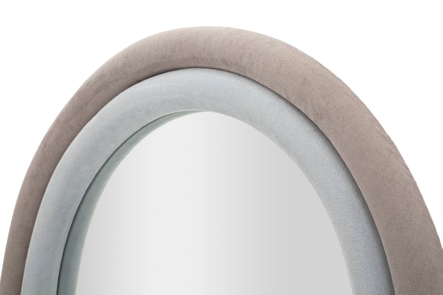 Wandspiegel Cloe Grey Velvet 160x60x4 cm