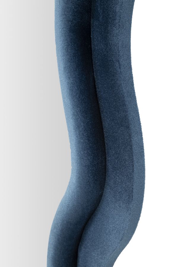 Wandspiegel Emily Blue Velvet 160x60x6 cm