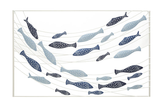 Wandpaneel Pesci 61x96.5x1.5 cm