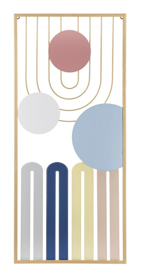 Wandpaneel Colorful Geometrisch 84x37x2 cm