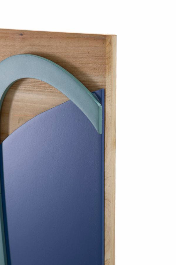 Wandpaneel Hout Multicolor 50x80x2.5 cm