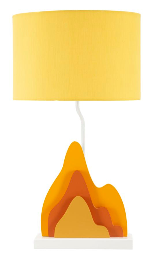 Tafellamp Kleur -A- met Vlamvorm 57x30x30 cm