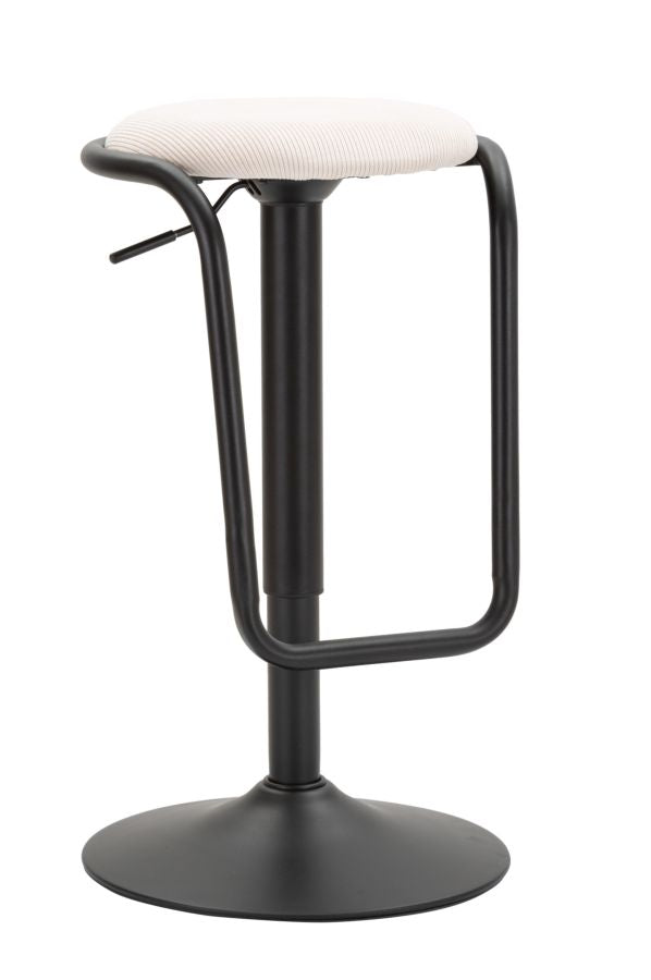 Baarkruk Destiny Met Lift Zwart En Wit 61x41x41 cm