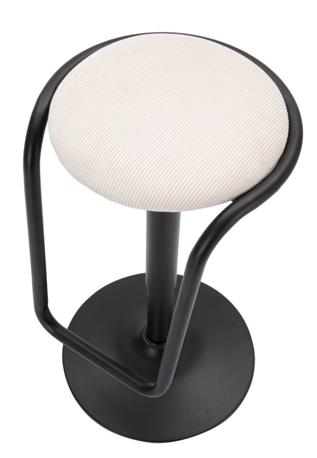 Baarkruk Destiny Met Lift Zwart En Wit 61x41x41 cm
