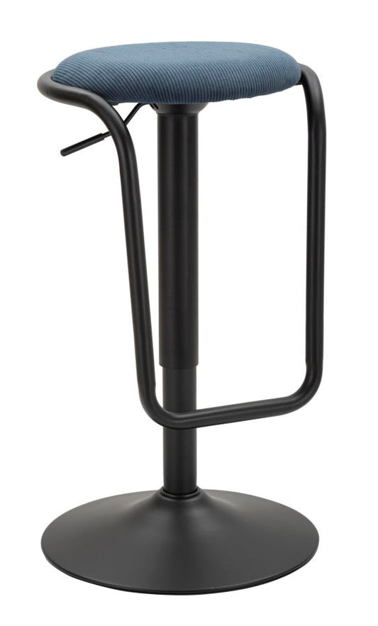 Barkruk Destiny Swivel Navy Met Gasveer 61x41x41 cm