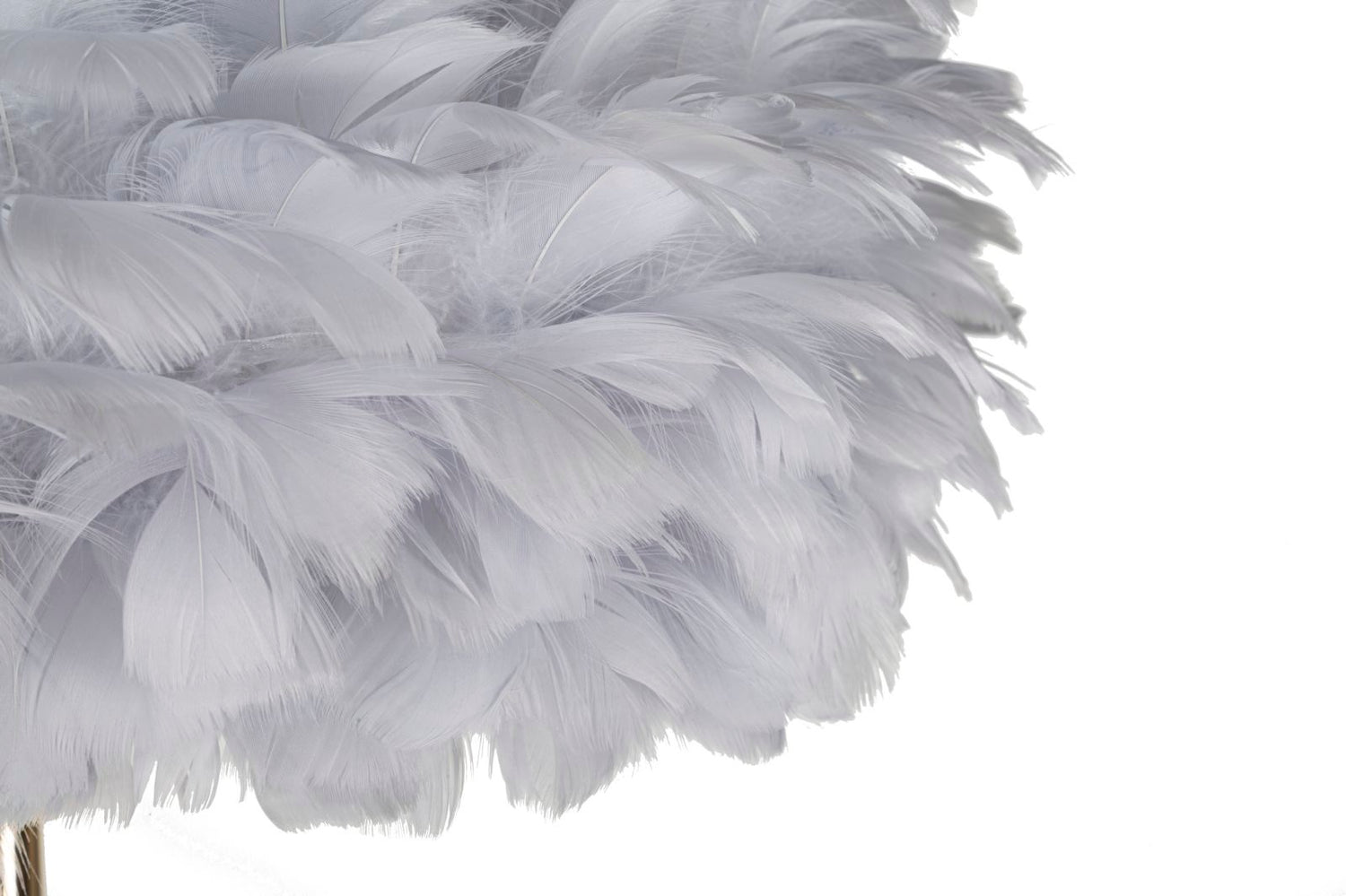 Vloerlamp Feathers Slim Grijs 170x43x43 cm