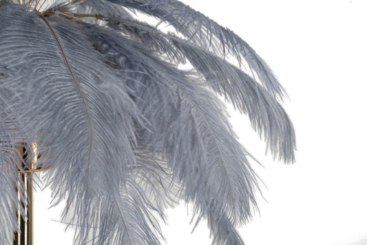 Tafellamp Palm Goud en Grijs 55x40x40 cm