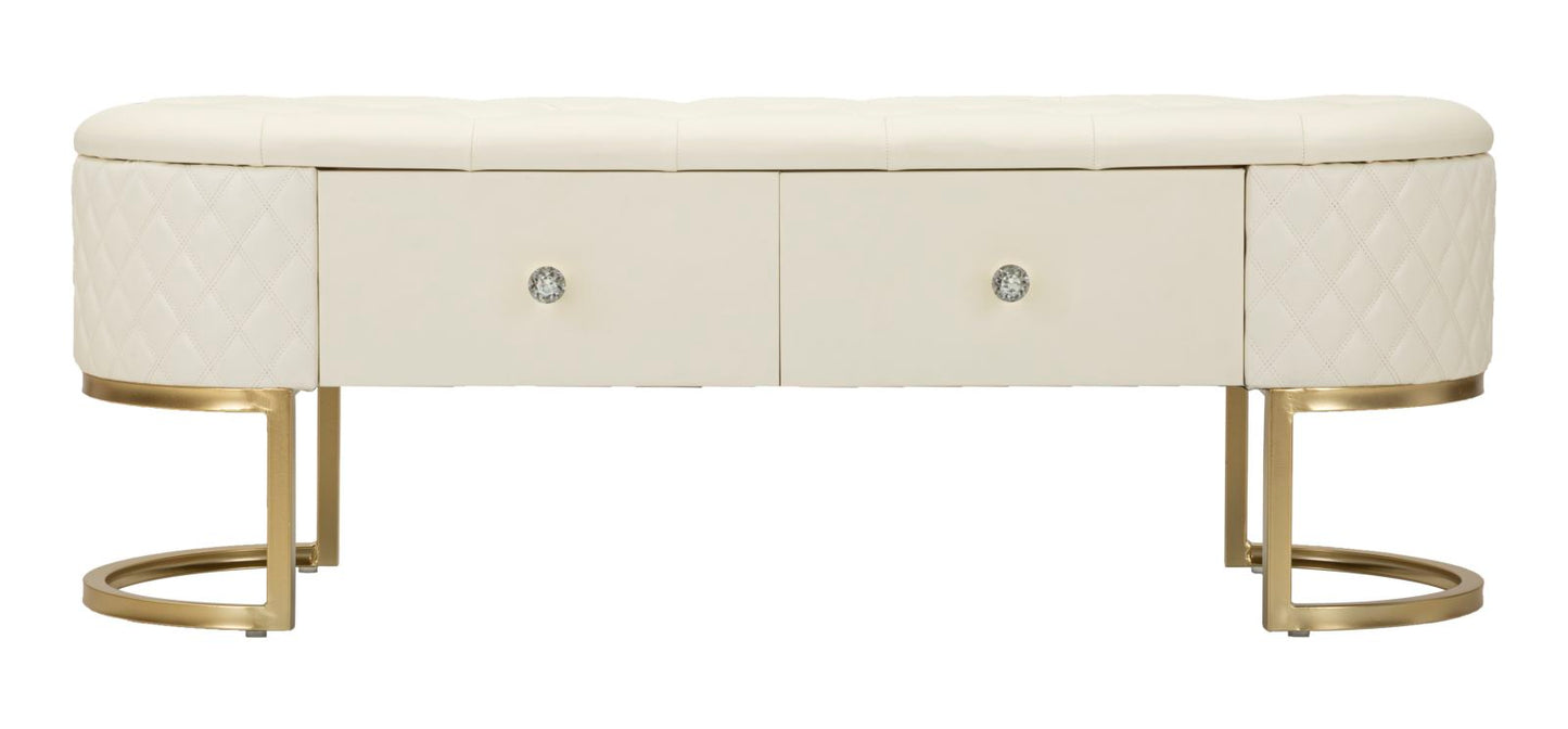 Zitbank Sharon Met Laden Glam 43x120x40 cm