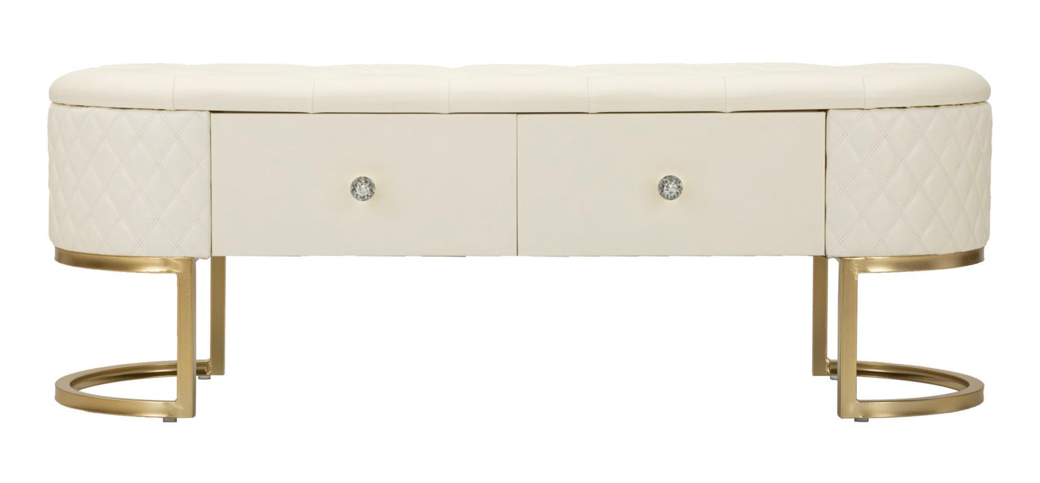 Zitbank Sharon Met Laden Glam 43x120x40 cm