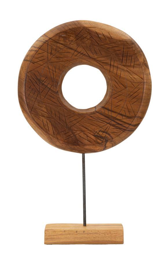 Dorat Sculptuur Teak 58x35x10 cm