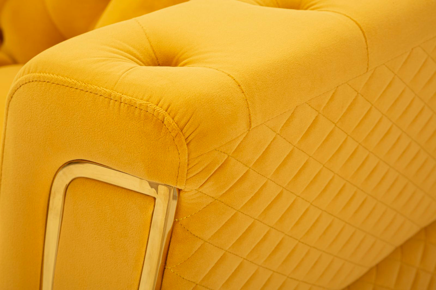 Sofa Emy Mosterd Met Kussens 76x162x83 cm