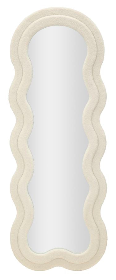 Wandspiegel Teddy Crème 160x40x4 cm