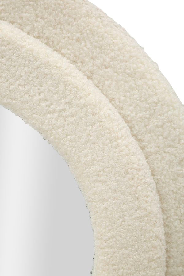 Wandspiegel Teddy Crème 160x40x4 cm
