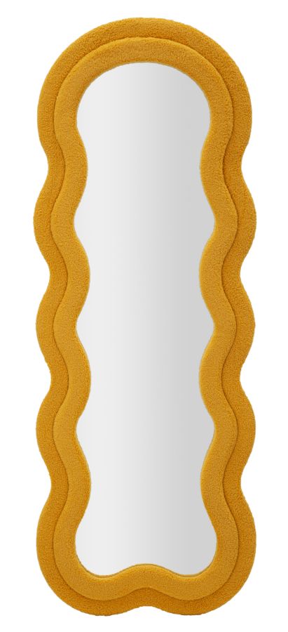 Wandspiegel Teddy Mosterd 160x40x4 cm