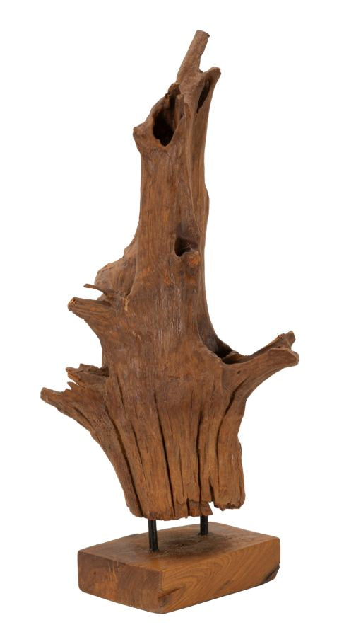 Akar Sculptuur Teak 64x23x27 cm