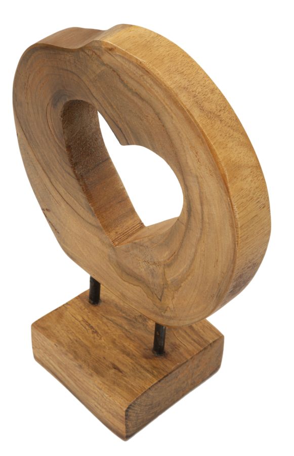 Hasi Sculptuur Teak 28x20x10 cm