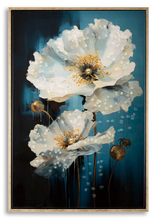 Gelakt Wandschilderij Met Frame Bluey 62x42x3.5 cm